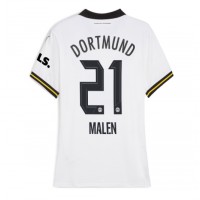 Dámy Fotbalový dres Borussia Dortmund Donyell Malen #21 2024-25 Třetí Krátký Rukáv